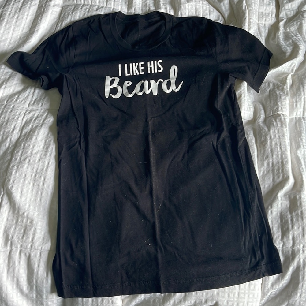 Like New I Like His Beard Tee Medium